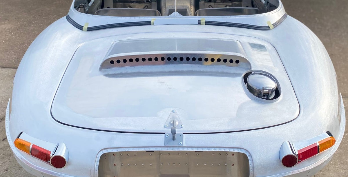 Boot Lid Panel E-Type Jaguar Boot Lid Assembly – RJ Panels