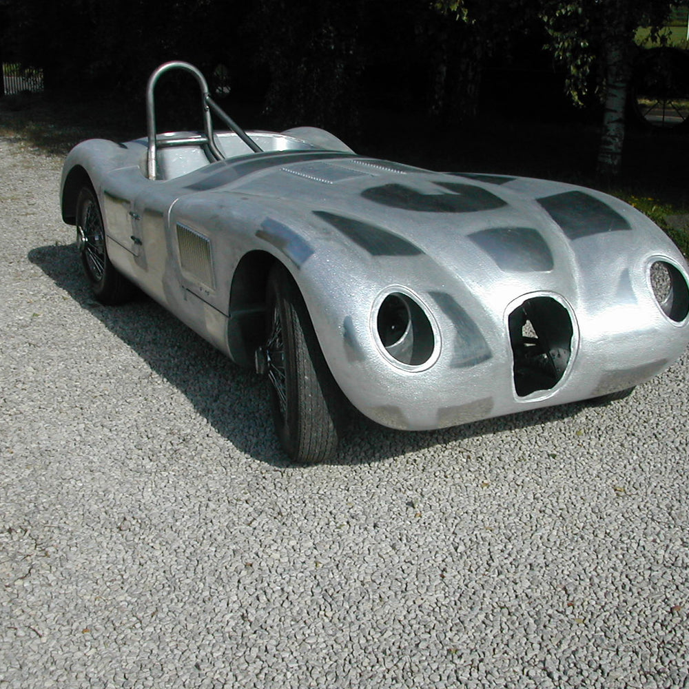 
                      
                        Aluminium Jaguar C-Type Body and Chassis
                      
                    