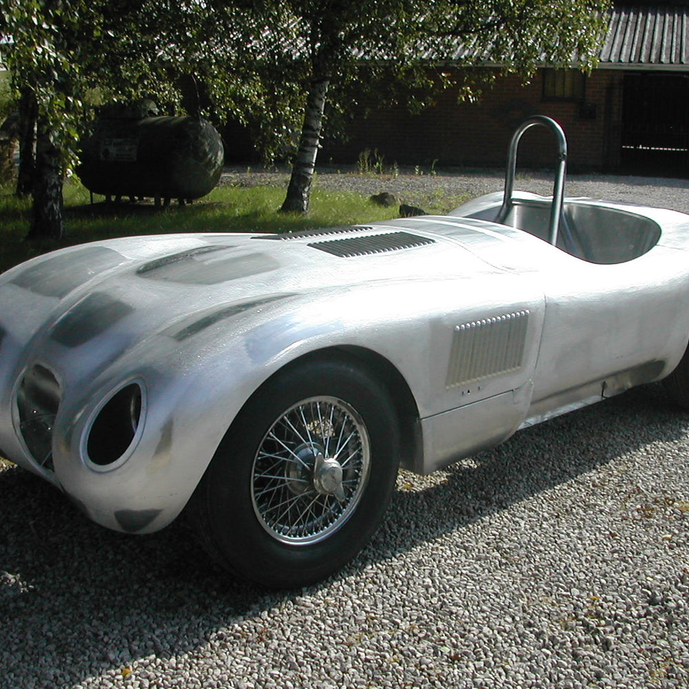 
                      
                        Aluminium Jaguar C-Type Body and Chassis
                      
                    