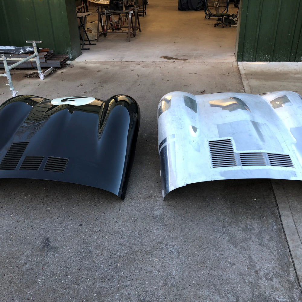 Aluminium Jaguar D-Type Bonnet