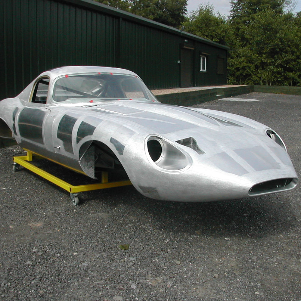 E-Type Jaguar "49 FXN" Tub - Complete with Bonnet, Boot Lid and Doors