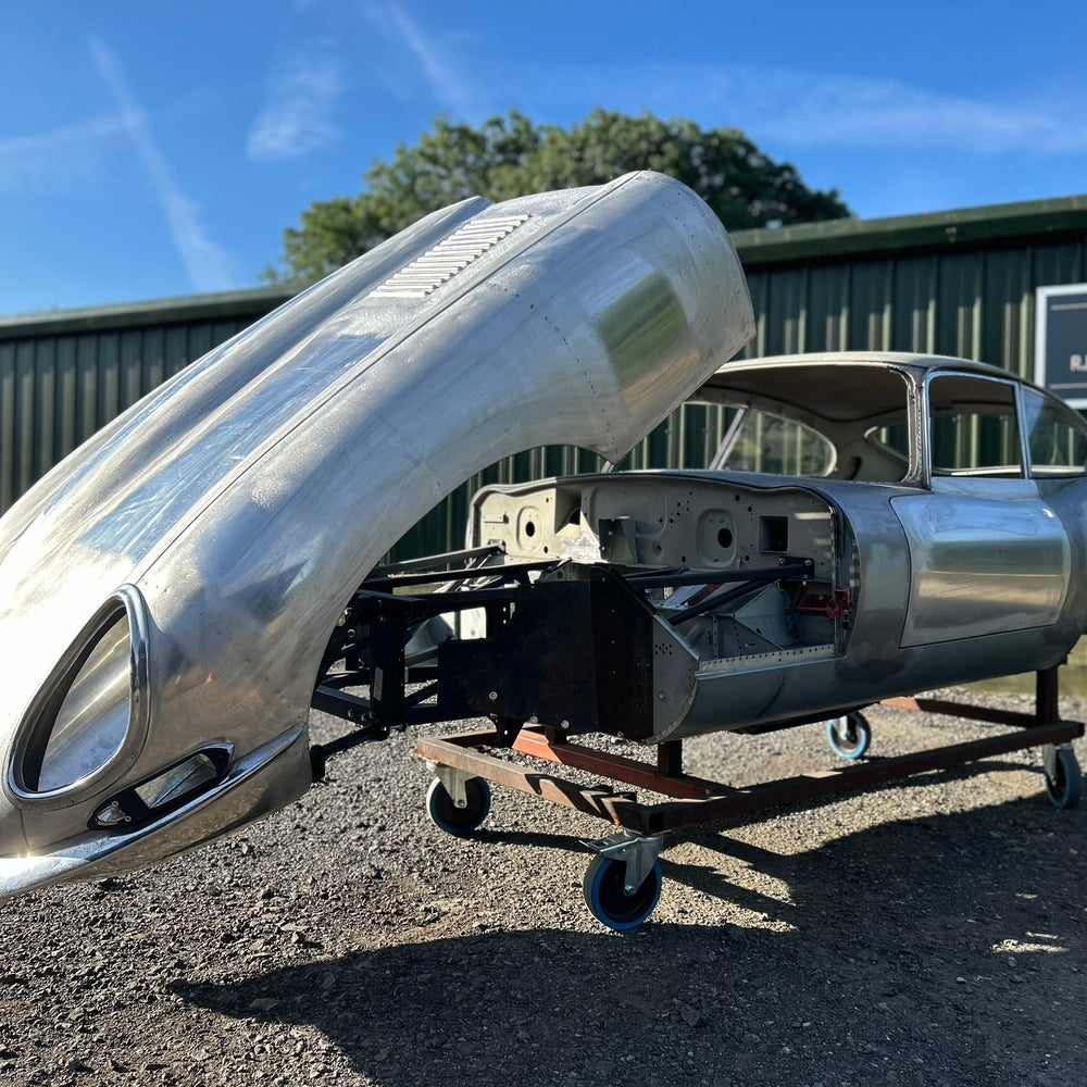 
                      
                        E-Type Jaguar S1 Road Bonnet Assembly
                      
                    