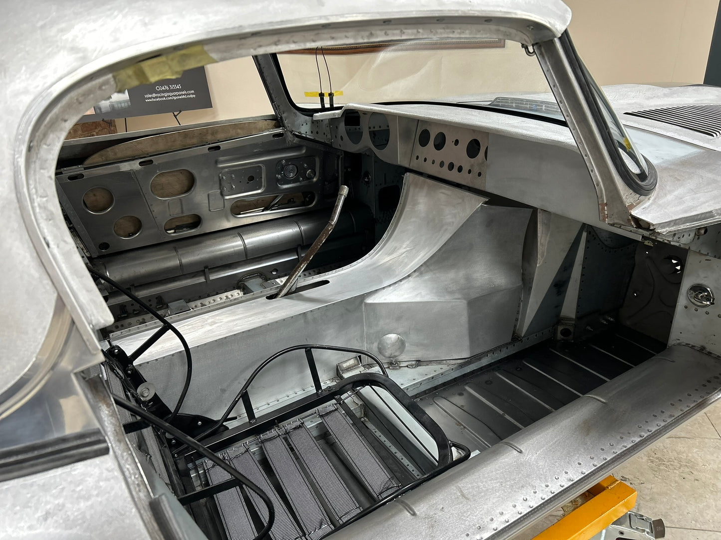 E-Type Jaguar Aluminium Dash Fronts