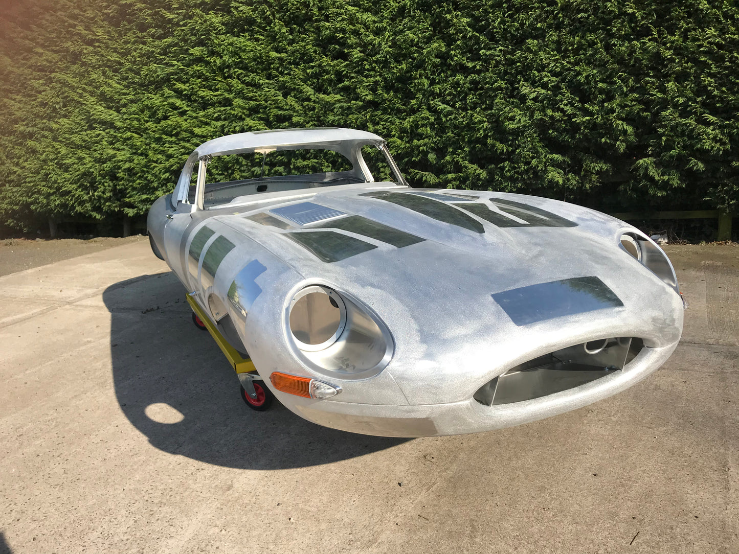 E-Type Jaguar Bonnets Aluminium and Steel