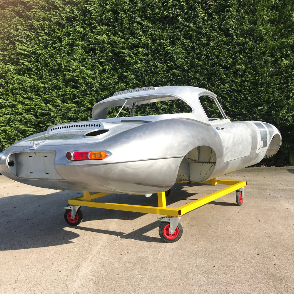 
                      
                        Semi Lightweight E-Type Jaguar Roadster Tub - Complete with Bonnet, Boot Lid, Doors and Hardtop
                      
                    