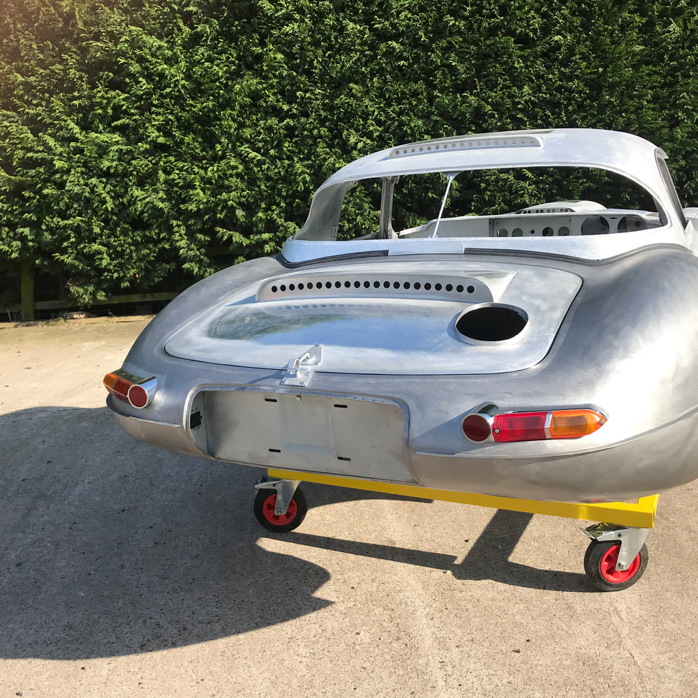 
                      
                        Semi Lightweight E-Type Jaguar Roadster Tub - Complete with Bonnet, Boot Lid, Doors and Hardtop
                      
                    