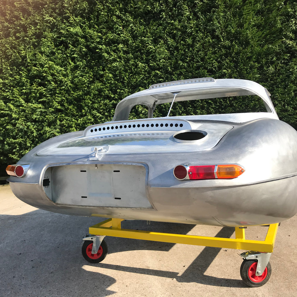 
                      
                        Semi Lightweight E-Type Jaguar Roadster Tub - Complete with Bonnet, Boot Lid, Doors and Hardtop
                      
                    