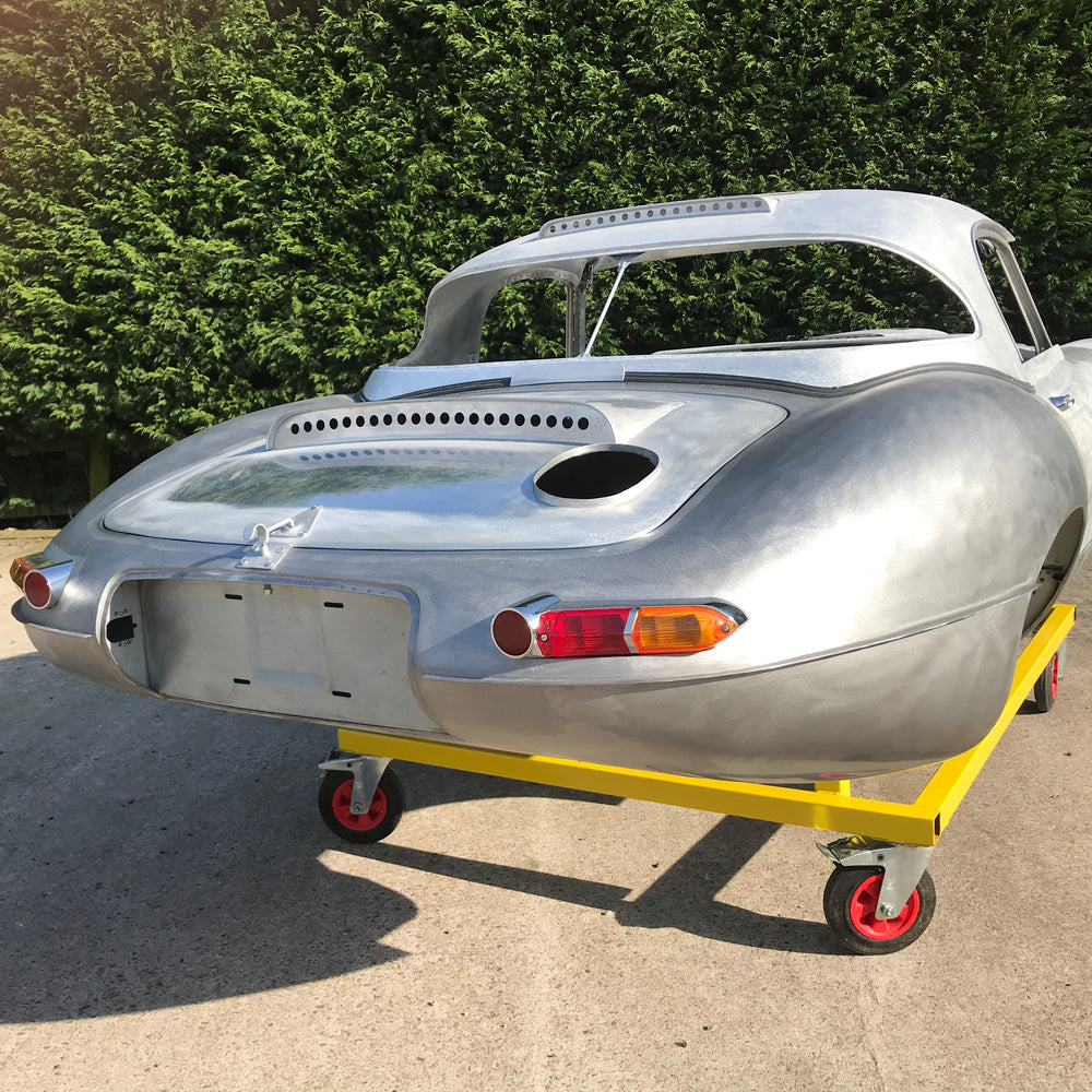 
                      
                        Semi Lightweight E-Type Jaguar Roadster Tub - Complete with Bonnet, Boot Lid, Doors and Hardtop
                      
                    