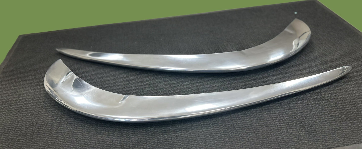 Custom Made Polished Aluminium Front or Rear Bumper Blades