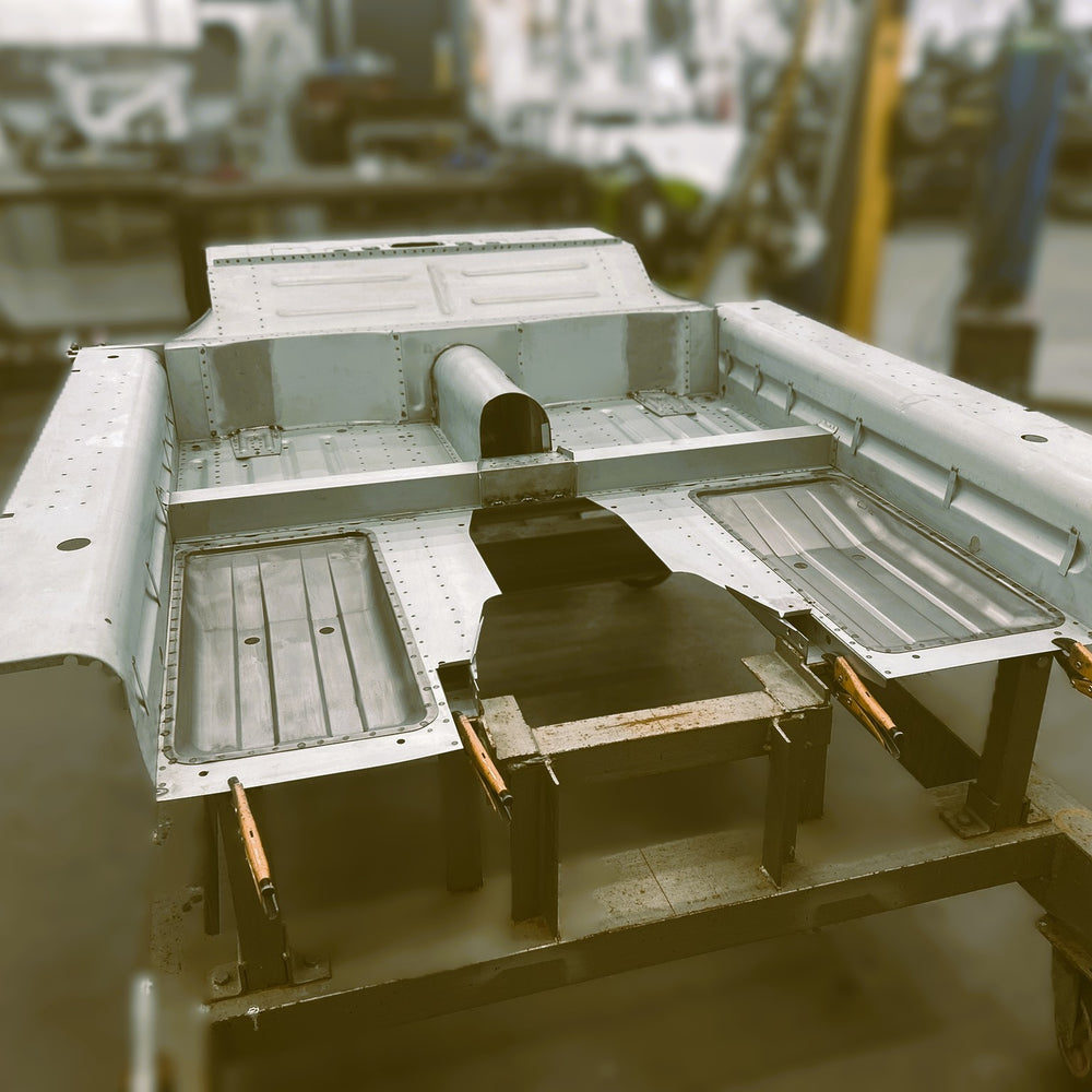 E-Type Jaguar Floor Assembly Footwell or Flat Floors
