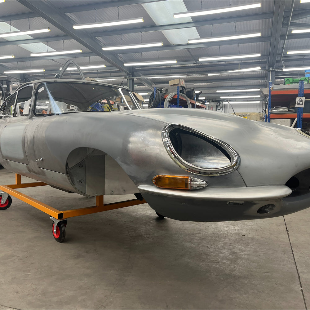 
                      
                        E-Type Jaguar Bonnets Aluminium and Steel
                      
                    