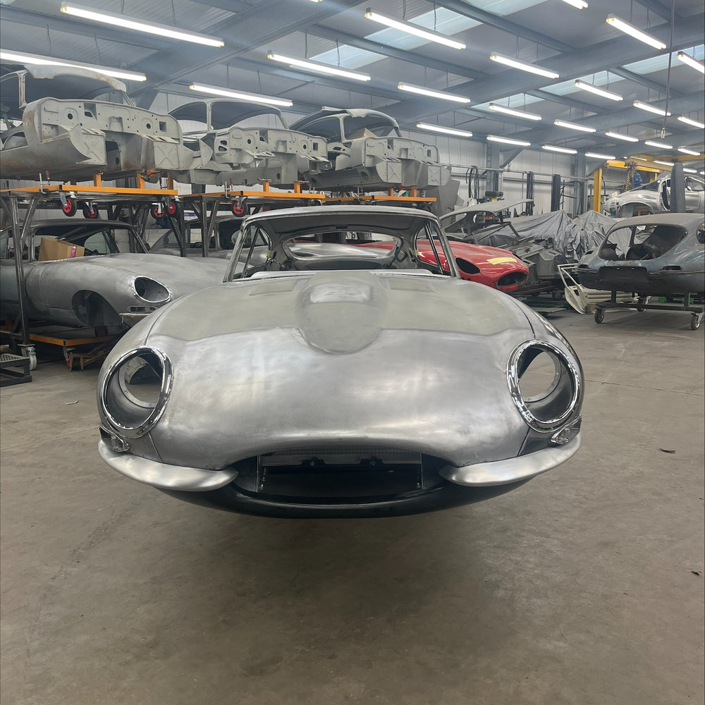 
                      
                        Steel FHC E-Type Jaguar Tub - Complete with Bonnet, Boot Lid and Doors
                      
                    