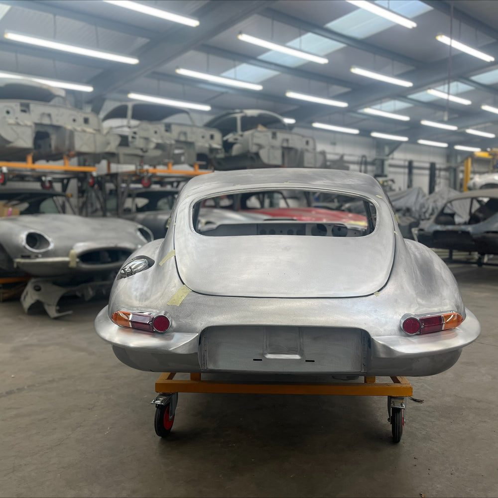 
                      
                        Steel FHC E-Type Jaguar Tub - Complete with Bonnet, Boot Lid and Doors
                      
                    